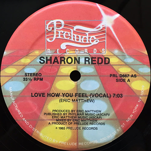SHARON REDD // LOVE HOW YOU FEEL (7:03) / (DUB) (6:20)