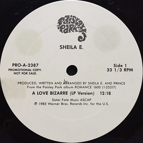 SHEILA E. // A LOVE BIZARRE (12:18/3:46)