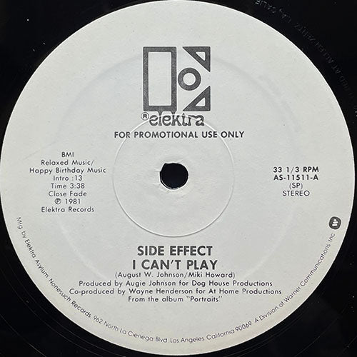 SIDE EFFECT // I CAN'T PLAY (3:38) / DO IT (4:16)