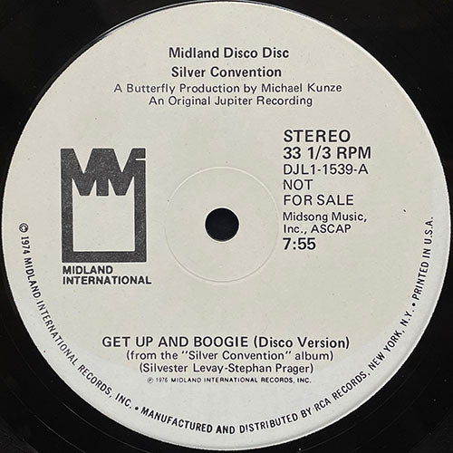 SILVER CONVENTION // GET UP AND BOOGIE (7:55)
