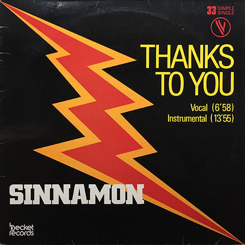 SINNAMON // THANKS TO YOU (6:58) / (INSTRUMENTAL PART 1 & 2) (13:55)