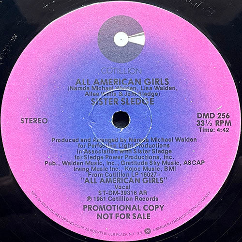 SISTER SLEDGE // ALL AMERICAN GIRLS (4:42)