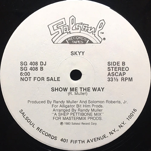 SKYY // SHOW ME THE WAY (6:16) / (SHEP PETTIBONE MIX) (6:00)