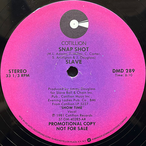 SLAVE // SNAP SHOT (6:10) / FUNKEN TOWN (3:38)