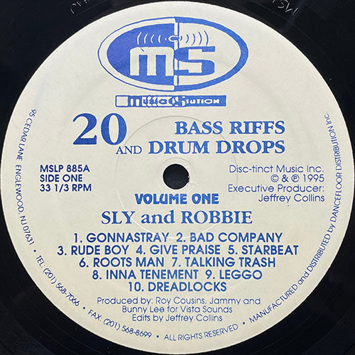 SLY & ROBBIE // 20 BASS RIFFS & DRUM DROPS (20 TRACKS)