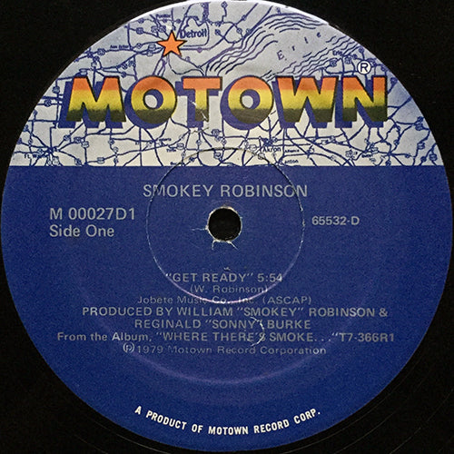 SMOKEY ROBINSON // GET READY (5:54) / INST