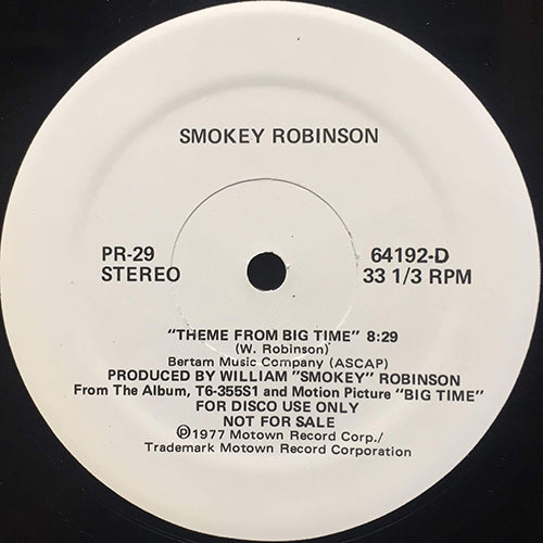 SMOKEY ROBINSON // THEME FROM BIG TIME (8:29)