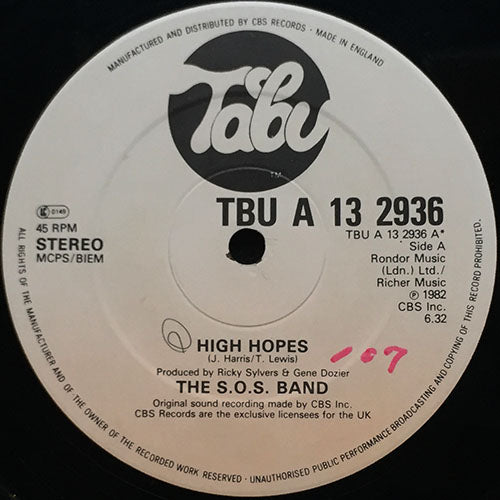 S.O.S. BAND // HIGH HOPES (6:32) / GOOD & PLENTY (5:32)