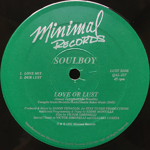 SOULBOY // HARMONICA TRACK (2VER) / LOVE OR LUST