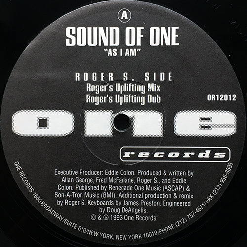 SOUND OF ONE // AS I AM (8VER)