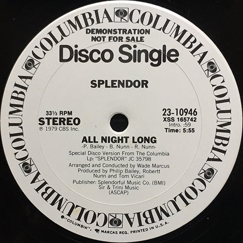 SPLENDOR // ALL NIGHT LONG (5:55)