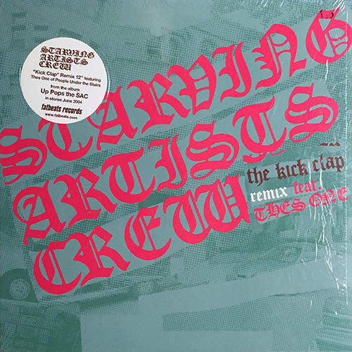 STARVING ARTISTS CREW // THE KICK CLAP (5VER) / GRAVEYARD ROCK (2VER)