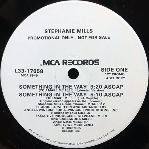 STEPHANIE MILLS // SOMETHING IN THE WAY (YOU MAKE ME FEEL) (6VER)