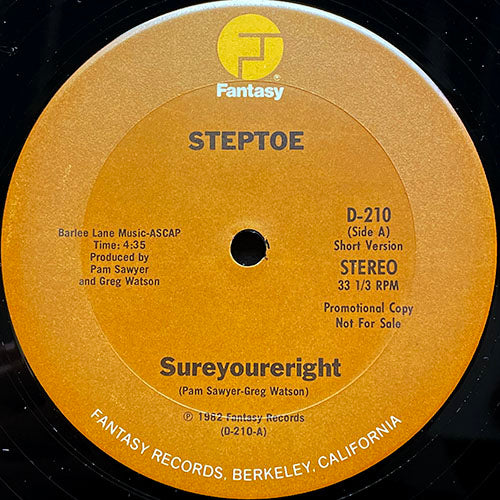 STEPTOE // SUREYOURERIGHT (8:02/4:35)