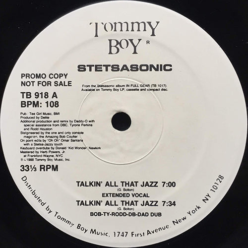 STETSASONIC // TALKIN' ALL THAT JAZZ (5VER)