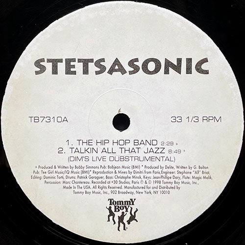 STETSASONIC // HIP HOP BAND / TALKIN' ALL THAT JAZZ (DIM'S RESPECT FOR OLD SCHOOL & ORIGINAL)