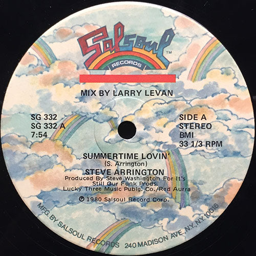 STEVE ARRINGTON // SUMMERTIME LOVIN' (7:54) / SPECIAL EFFECTS FROM MARS (4:43)