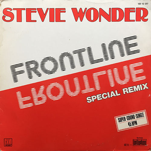 STEVIE WONDER // FRONT LINE (SPECIAL REMIX) (5:52) / (INSTRUMENTAL) (6:01)