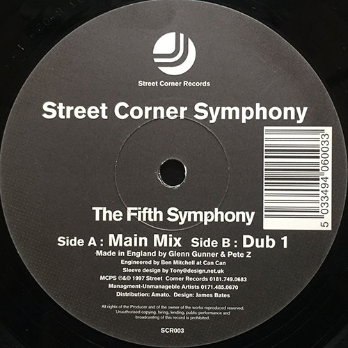 STREET CORNER SYMPHONY // THE FIFTH SYMPHONY (MAIN MIX) / (DUB 1)