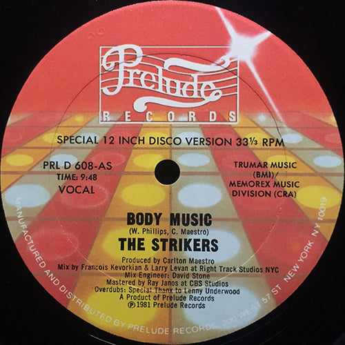 STRIKERS // BODY MUSIC (9:48) / INST (9:12)