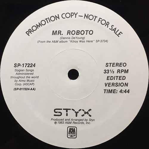 STYX // MR. ROBOTO (4:44)