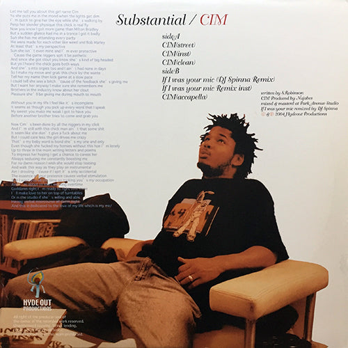 SUBSTANTIAL // CIM (4VER) / IF I WAS YOUR MIC (DJ SPINNA REMIX) (2VER)