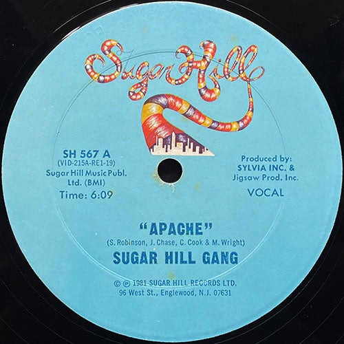 SUGARHILL GANG // APACHE (6:09) / INST