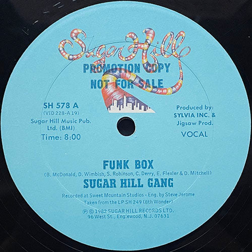 SUGAR HILL GANG // FUNK BOX (8:00) / (INSTRUMENTAL) (8:00)