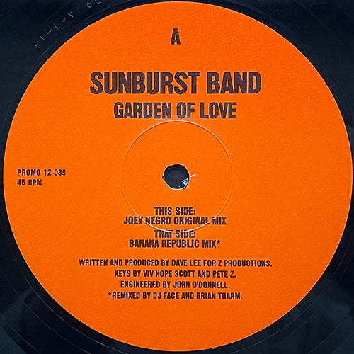 SUNBURST BAND // GARDEN OF LOVE / BANANA REPUBLIC