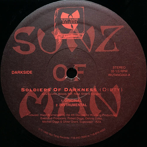 SUNZ OF MAN // SOLDIERS OF DARKNESS (2VER) / FIVE ARCH ANGELS (2VER)