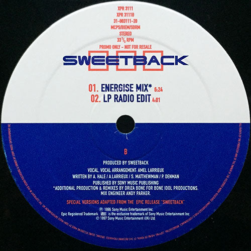 SWEETBACK feat. AMEL LARRIEUX // YOU WILL RISE (DRIZA BONE REMIX & LP EDIT) (4VER)