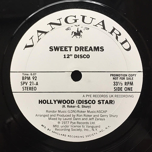 SWEET DREAMS // HOLLYWOOD (DISCO STAR) (6:07) / (DANCIN') (4:01)