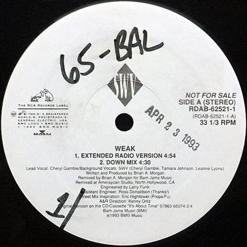 SWV // WEAK (4VER)