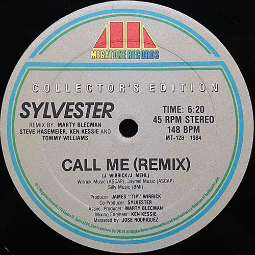 SYLVESTER // CALL ME (REMIX) (6:20) / GOOD FEELIN' (CLUB MIX) (6:20)