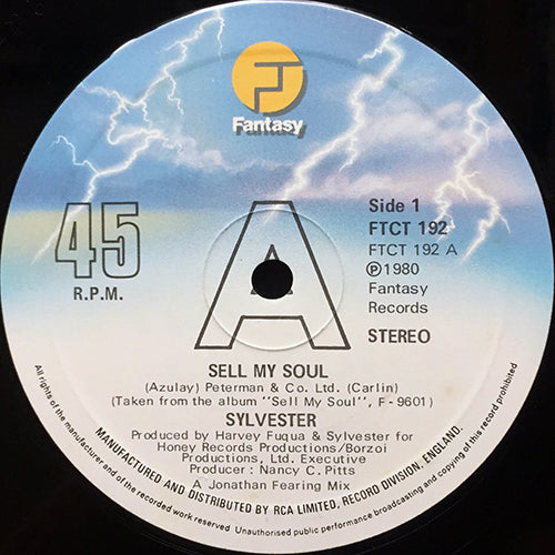 SYLVESTER // SELL MY SOUL / (INSTRUMENTAL)