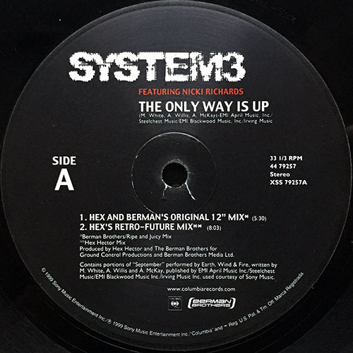 SYSTEM3 feat. NICKI RICHARDS // THE ONLY WAY IS UP (5VER)
