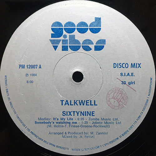 TALKWELL // SIXTYNINE (MEDLEY) (8:00) / INST (7:45) / AND TELL ME WHY (5:00)