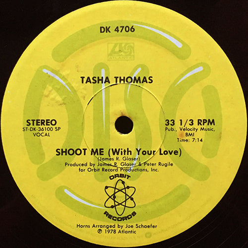TASHA THOMAS // SHOOT ME (WITH YOUR LOVE) (7:14) / (INSTRUMENTAL) (7:14)