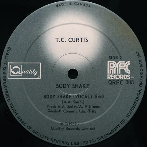 T.C. CURTIS // BODY SHAKE (8:50) / INST (9:20)