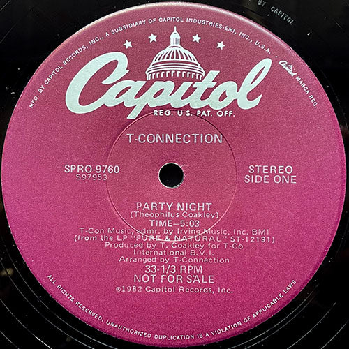 T-CONNECTION // SATURDAY NIGHT (6:52)