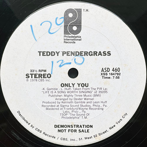 TEDDY PENDERGRASS // ONLY YOU (7:58)