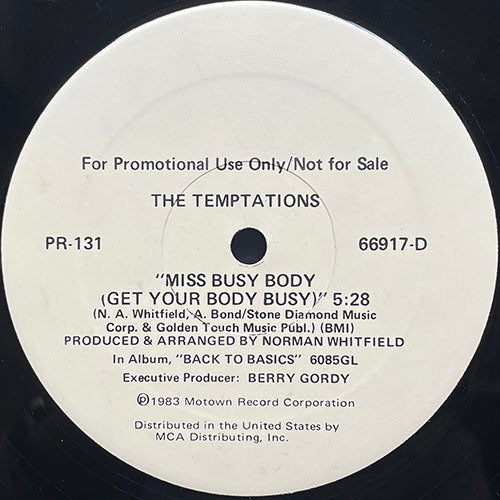TEMPTATIONS // MISS BUSY BODY (GET YOUR BODY BUSY) (5:28) / (PART 2 INSTRUMENTAL) (5:32)