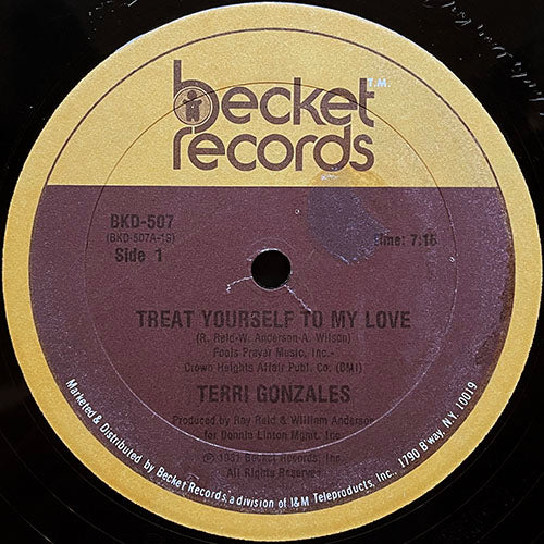 TERRI GONZALEZ // TREAT YOURSELF TO MY LOVE (7:15) / (INSTRUMENTAL) (6:24)