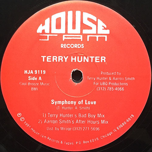 TERRY HUNTER // SYMPHONY OF LOVE (2VER) / JAZZAPHONE / MY TRACY / TAKE A CHANCE