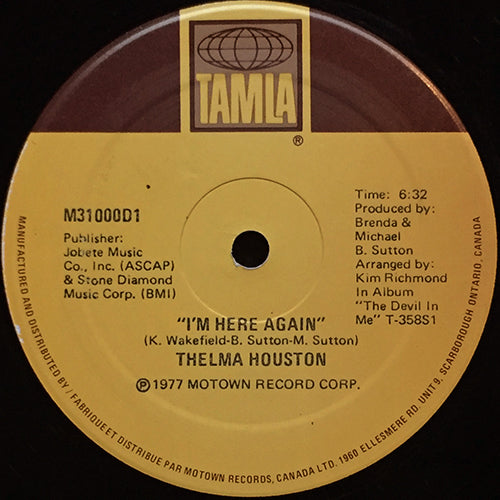 THELMA HOUSTON // I'M HERE AGAIN (6:32)