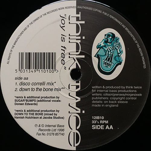 THINK TWICE // JOY IS FREE (3VER)