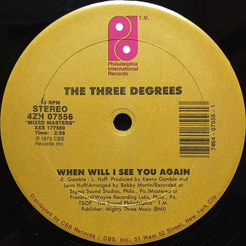 THREE DEGREES // DIRTY OL'MAN (8:17) / WHEN WILL I SEE YOU AGAIN (2:56)