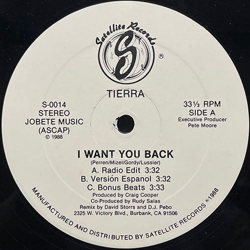 TIERRA // I WANT YOU BACK (3VER)