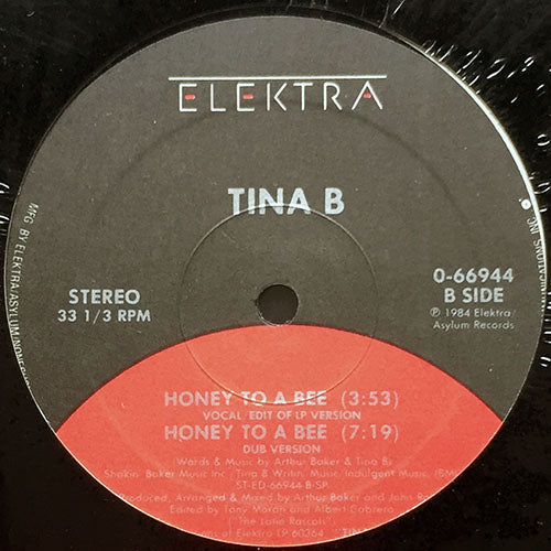 TINA B // HONEY TO A BEE (7:39/3:53) / (DUB) (7:19)