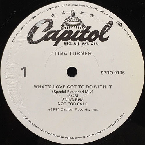 TINA TURNER // WHAT'S LOVE GOT TO DO WITH IT (SPECIAL EXTENDED MIX) (5:43)